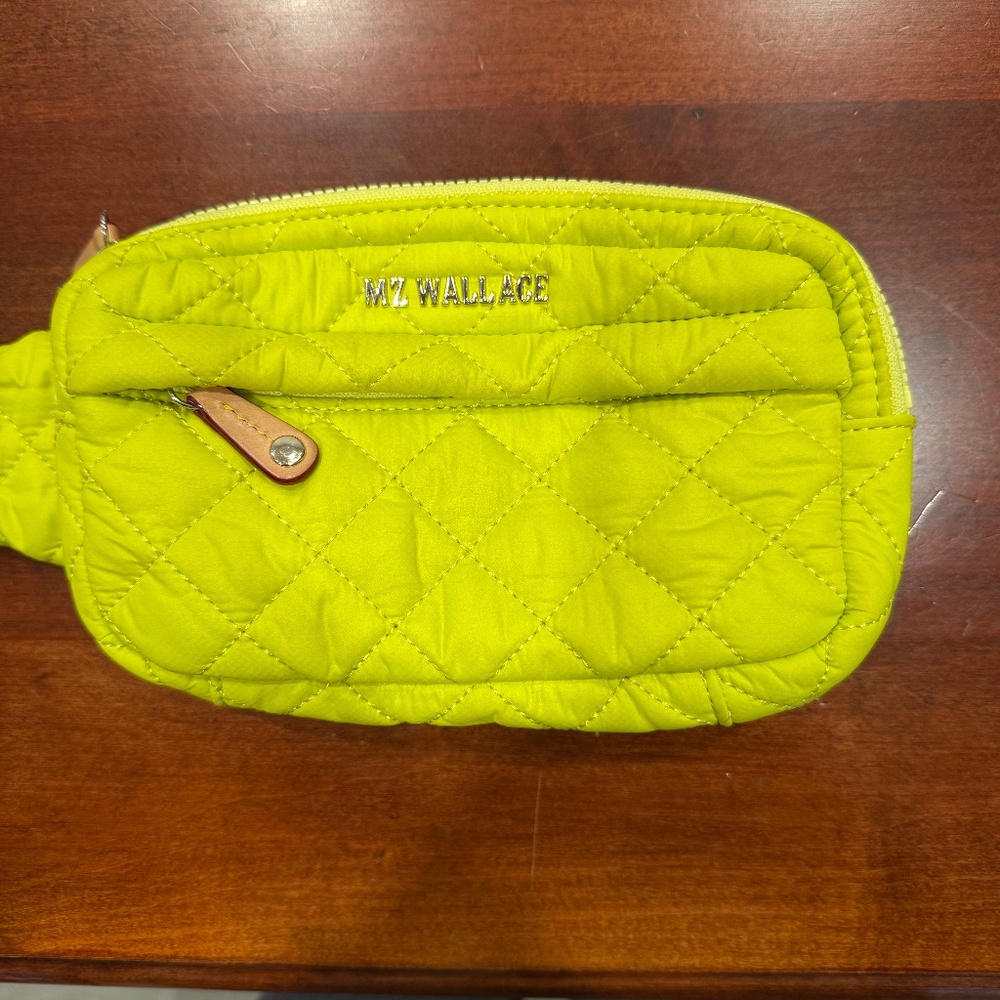 MZ wallace Acid Yellow metro Belt bag